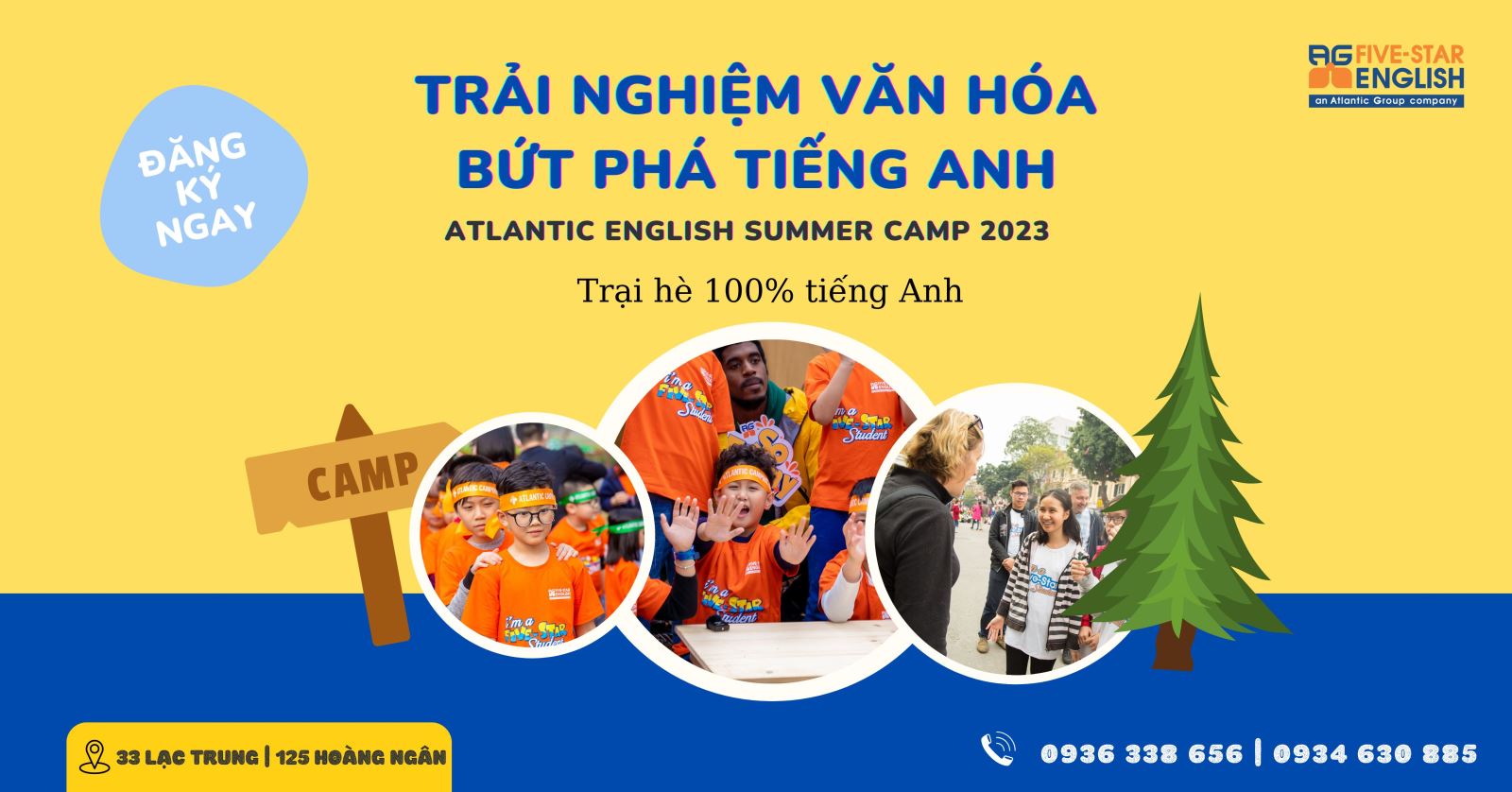 Atlantic Five-Star English Summer Camp 2023 – Trải nghiệm văn hóa, bứt phá tiếng Anh