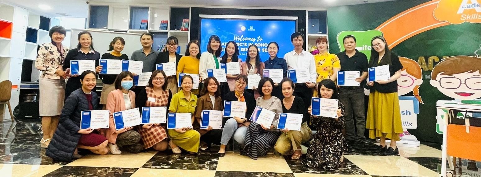 Bồi dưỡng chuyên môn không ngừng cho đội ngũ giáo viên tiếng Anh nòng cốt của quận Tây Hồ năm học 2022 - 2023
