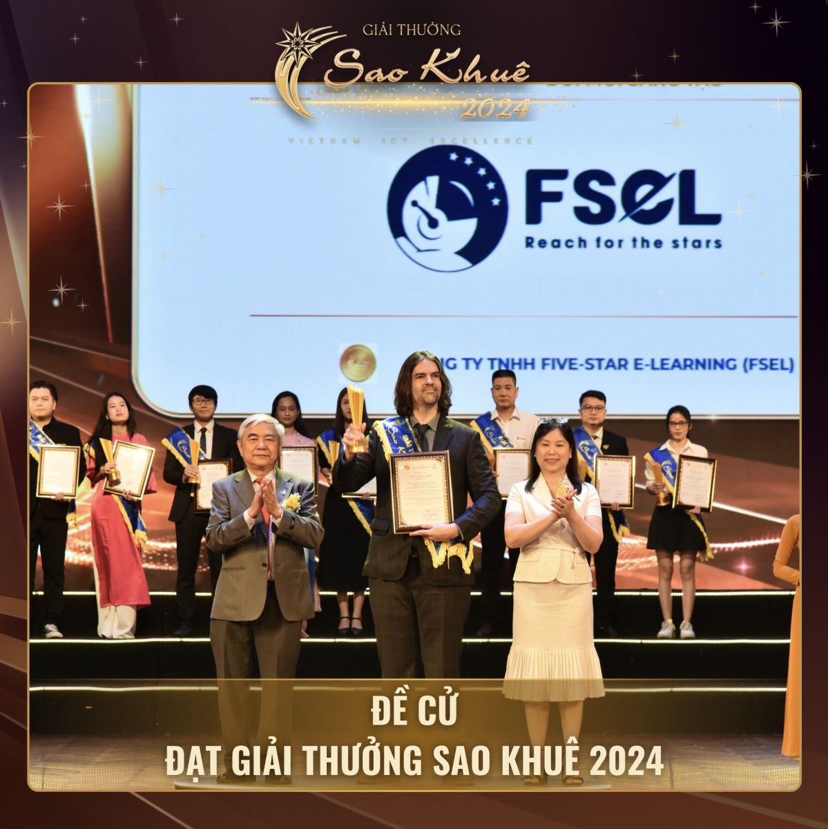 FSEL TỰ HÀO NHẬN GIẢI THƯỞNG “THÚC ĐẨY ĐỔI MỚI SÁNG TẠO” - SAO KHUÊ 2024